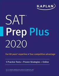 cover of the book SAT Prep Plus 2020: 5 Practice Tests + Proven Strategies + Online