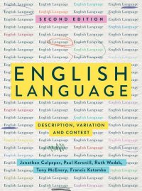 cover of the book English Language: Description, Variation and Context