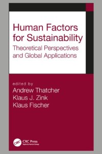 cover of the book Human Factors for Sustainability: Theoretical Perspectives and Global Applications