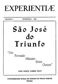 cover of the book São José do Triunfo - Um Povoado Mineiro entre Outros