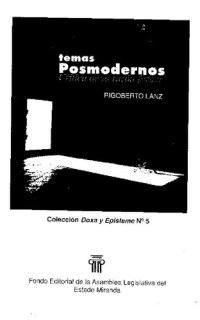 cover of the book Temas posmodernos. Crítica de la razón formal