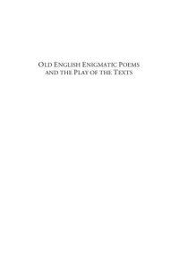 cover of the book Old English Enigmatic Poems and the Play of the Texts