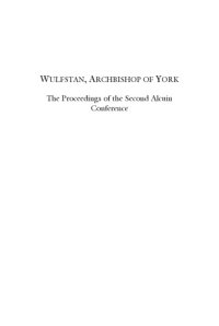 cover of the book Wulfstan, Archbishop of York: The Proceedings of the Second Alcuin Conference