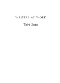 cover of the book Writers At Work: The Paris Review Interviews, Third Series