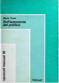 cover of the book Sull’autonomia del politico