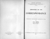 cover of the book Correspondance (I-LII)