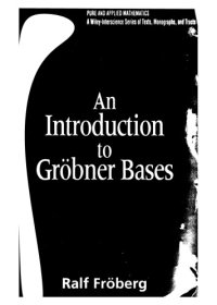 cover of the book An Introduction to Gröbner Bases