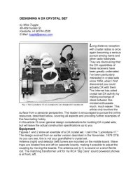 cover of the book Lyonodyne DX Crystal Set, DX Crystal Radio