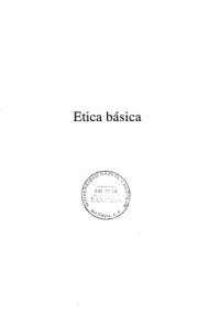 cover of the book Ética básica