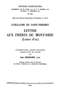 cover of the book Lettre aux Frères du Mont-Dieu (Lettre d’or)