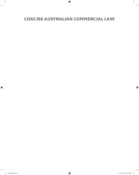 cover of the book Concise Australian Commercial Law