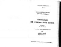 cover of the book Commentaire sur le Premier Livre des Rois, tome III