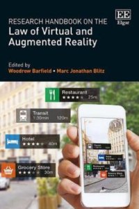 cover of the book Research Handbook On The Law Of Virtual And Augmented Reality