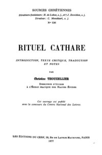 cover of the book Rituel cathare