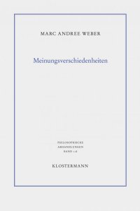 cover of the book Meinungsverschiedenheiten: Eine Erkenntnistheoretische Analyse