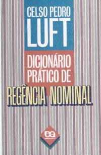 cover of the book Dicionário Prático de Regência Nominal