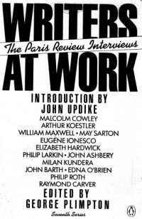 cover of the book Writers at Work: The Paris Review Interviews, Seventh Series