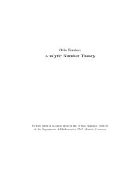 cover of the book Analytic Number Theory