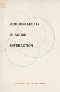 cover of the book Accountability in Social Interaction