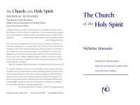 cover of the book Church of the Holy Spirit