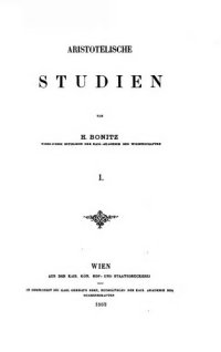 cover of the book Aristotelische Studien