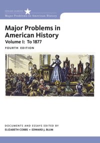 cover of the book Major Problems in American History