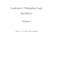 cover of the book Handbook of Philosophical Logic