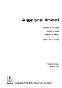 cover of the book Algebra lineal