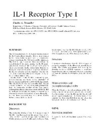 cover of the book IL-1 Receptor Type I