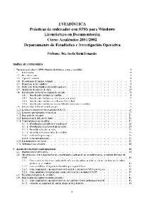 cover of the book Prácticas de ordenador con SPSS para Windows