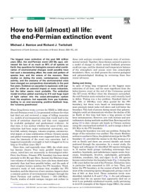 cover of the book [Article] How to kill (almost) all life: the end-Permian extinction event