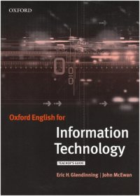 cover of the book Oxford English for Information Technology: Teacher's Book