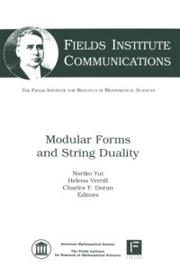 cover of the book Modular Forms and String Duality