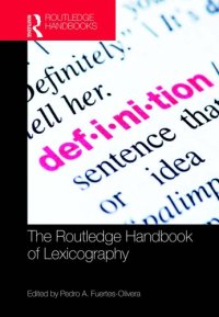 cover of the book The Routledge Handbook of Lexicography