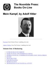 cover of the book Adolf Hitler - My Struggle