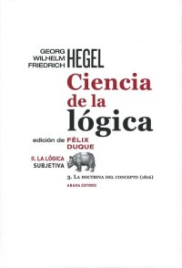 cover of the book Ciencia de la lógica (Vol. II)