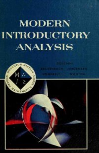 cover of the book Modern Introductory Analysis