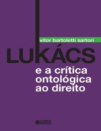 cover of the book Lukacs e a crítica ontológica ao direito