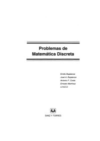 cover of the book Problemas de Matemática Discreta