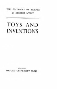 cover of the book Toys and inventions.