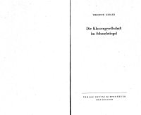 cover of the book Die Klassengesellschaft im Schmelztiegel