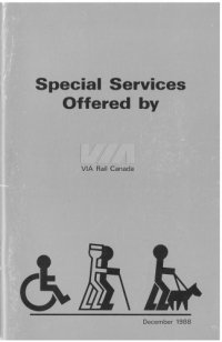 cover of the book Special Services Offered by VIA Rail Canada