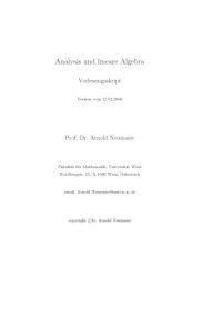 cover of the book Analysis und lineare Algebra