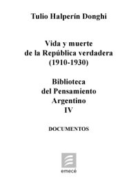 cover of the book Vida y muerte de la República verdadera (1019-1930)