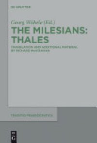 cover of the book The Milesians: Thales