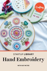 cover of the book Startup Library: Hand Embroidery (Bluprint, Craftsy)