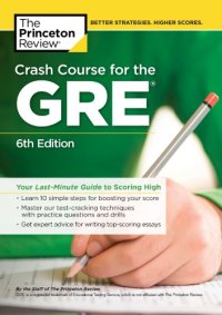 cover of the book Crash Course for the GRE: Your Last-Minute Guide to Scoring High