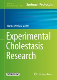 cover of the book Experimental Cholestasis Research