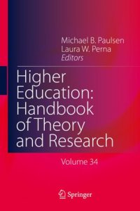 cover of the book Higher Education: Handbook of Theory and Research: Volume 34