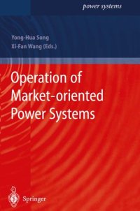 cover of the book Operation of Market-oriented Power Systems